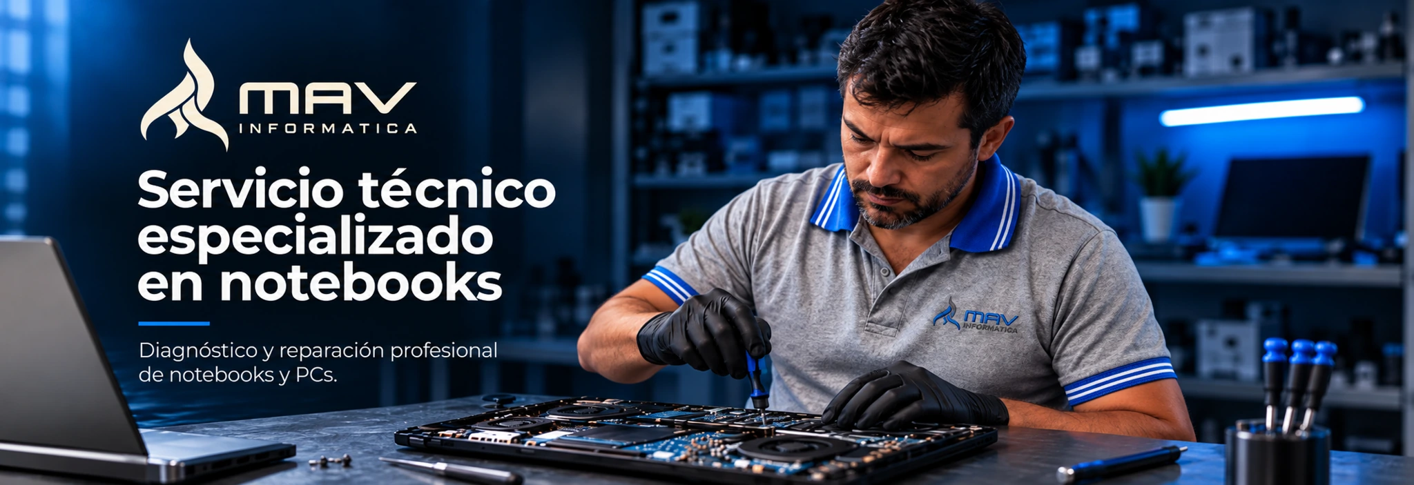 MAV Informática — servicio técnico especializado en notebooks